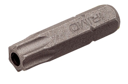 Punta Torx inviolable TR10 de 1/4", 25 mm, caja de 5 piezas