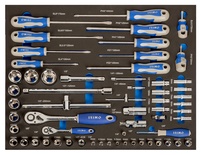 Dados y destornilladores en foam 3/3 (60 piezas)