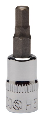 Dado de punta hexagonal de 1/4", 3 mm