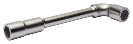 Llave de tubo de dos bocas 6 × 12 (11 mm), con clip